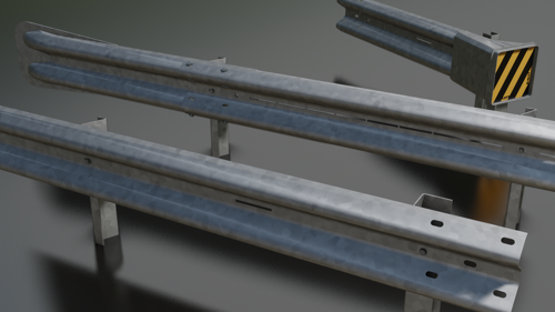 Armco barrier sections preview image